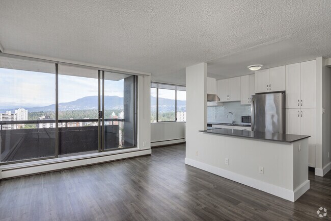 2 chambres, 1 chambre - 910 pi2 - Cuisine/Salon - Paul Plaza