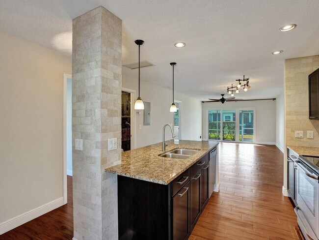 kitchen and living - 2520 Juniper Dr