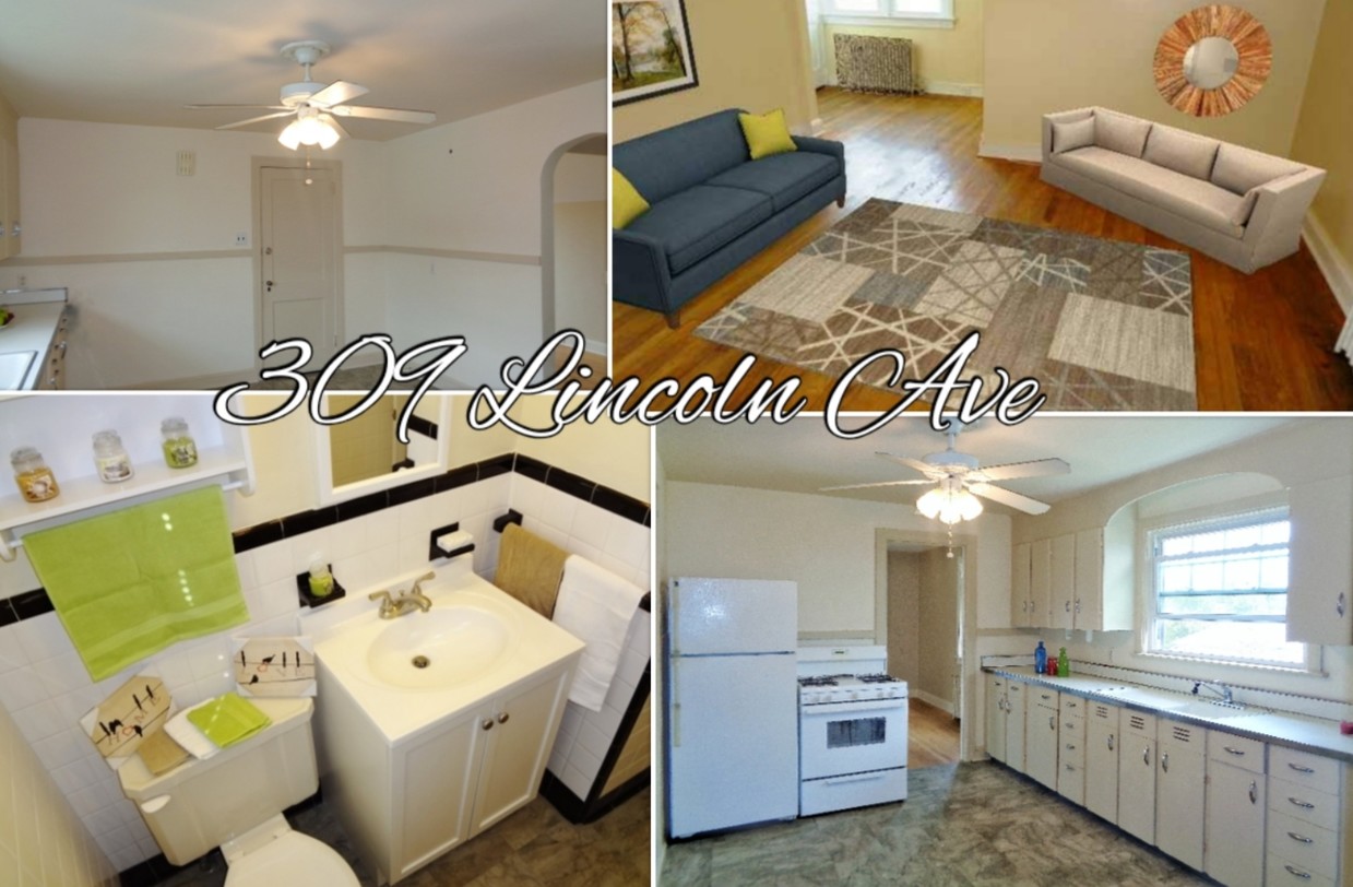 Full size floor plan, convenient North End Lo - 309 Lincoln Ave