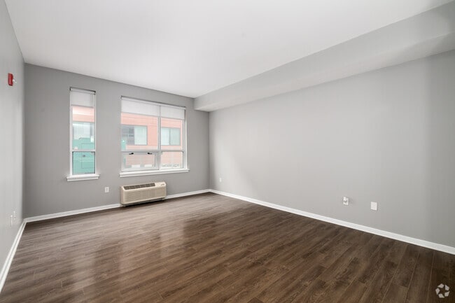 1BR, 1BA - 750SF - Living Room - Falls Bridge Lofts