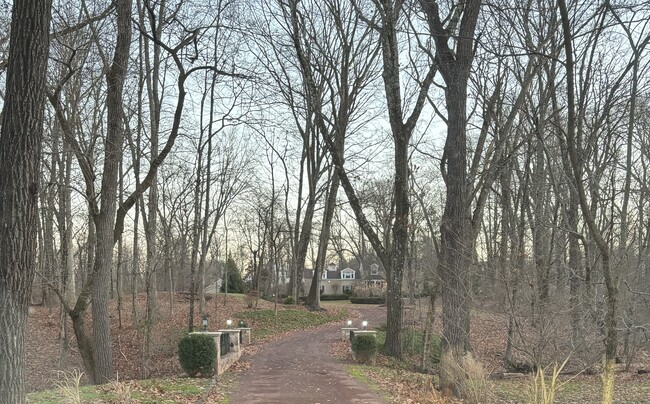 Driveway to the main property - 460 Brownsburg Rd