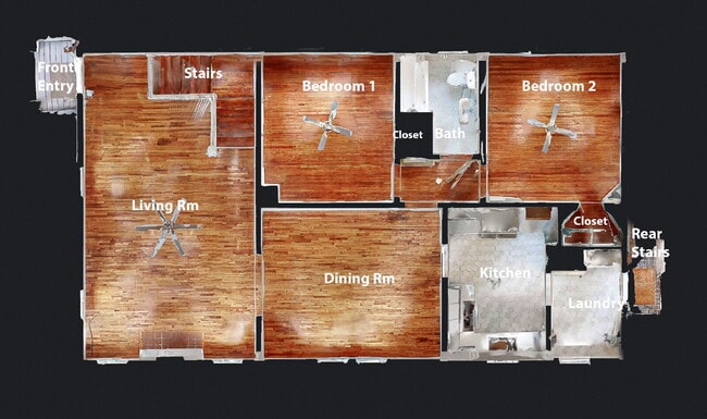 Building Photo - Stunning Upstairs 2-Bed, 1-Bath, Kitchen, ...