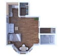 Studio Floor Plan S27 670 2F