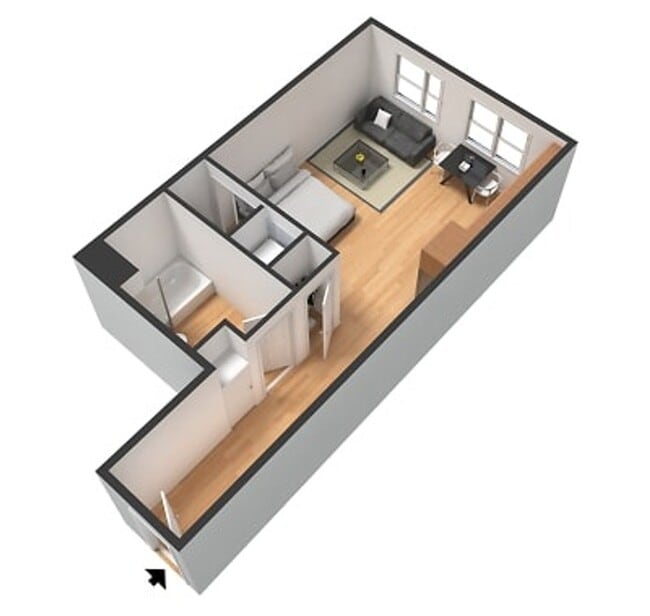 Interior Photo - The Hawthorne Apts