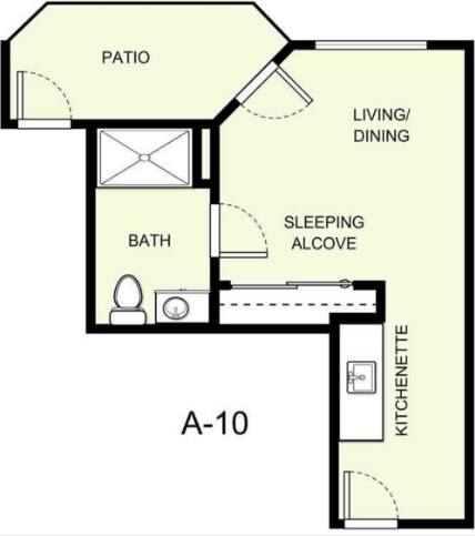 Plano de planta - Solstice Senior Living at Bakerfield