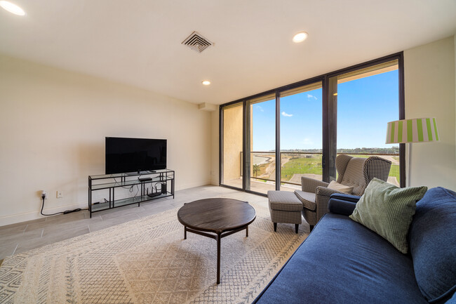 Balcony that overlooks the Bay and Cole Park - 1400 Ocean Dr