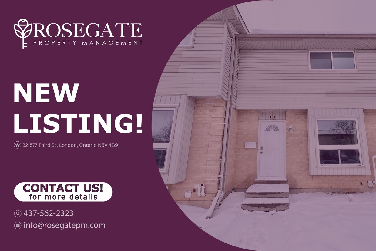 Primary Photo - Spacious 4-Bedroom Townhouse with Front Porch & Parking in London