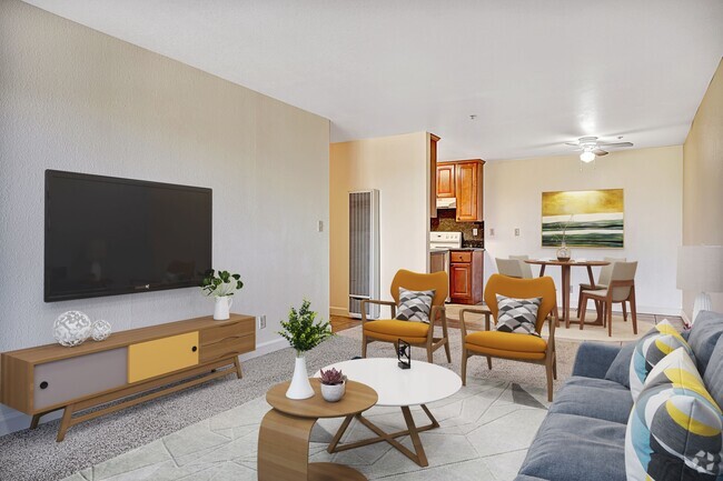 Living Room - Sunhill Apartments