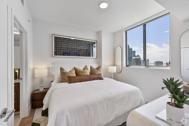 1BR, 1BA - 531 SF - Bedroom - Magnus Brickell