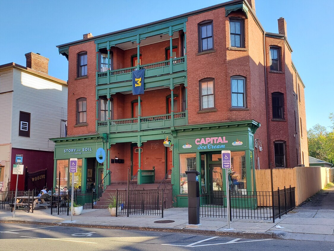 Front Elevation & Front Porches - 389 Capitol Ave