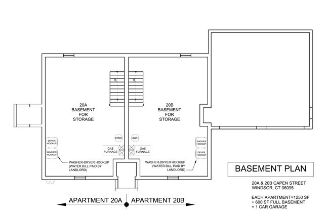 Basement Plan - 20 Capen St