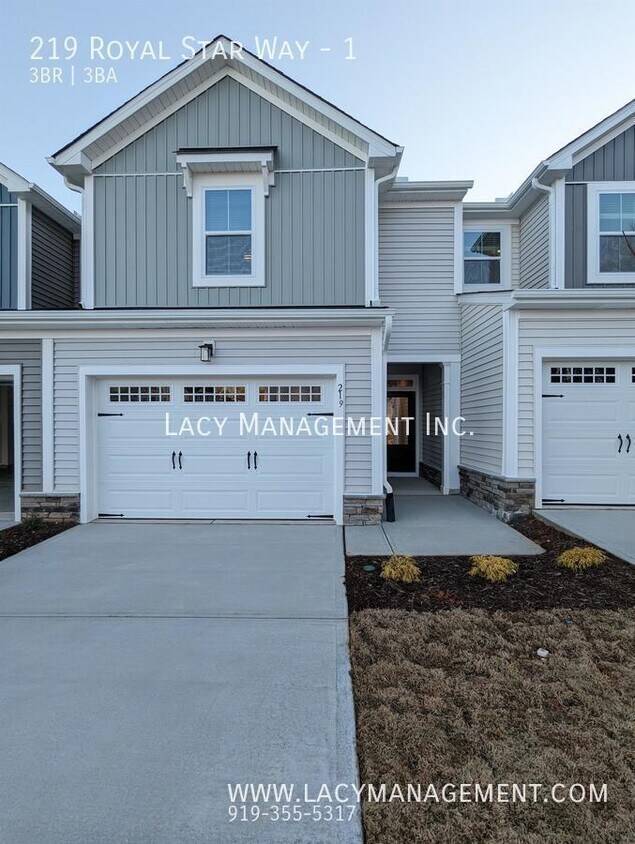 219 Royal Star Wy, Garner, NC 27529 Townhome Rentals in Garner NC