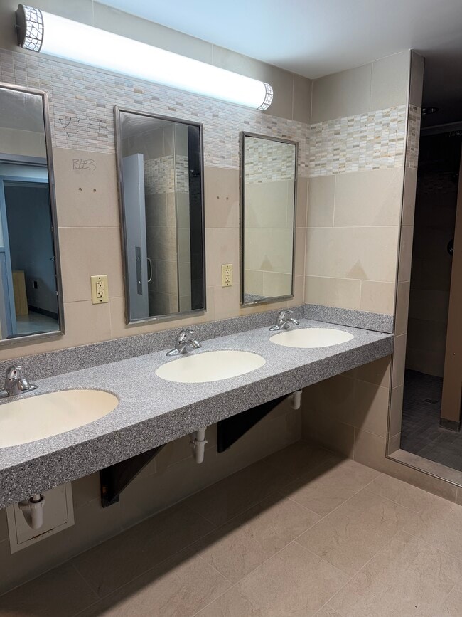 Renovated Common Area Bathroom - 308 North St, 9 Month Lease, Meals Included Apartments