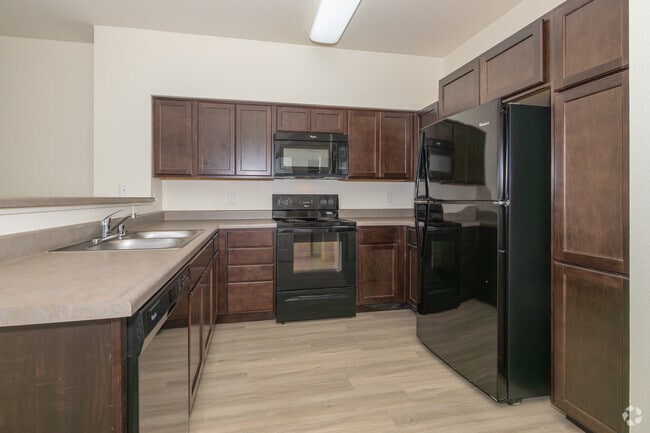 2BR, 2BA - 1,010SF Kitchen - Eaton Village