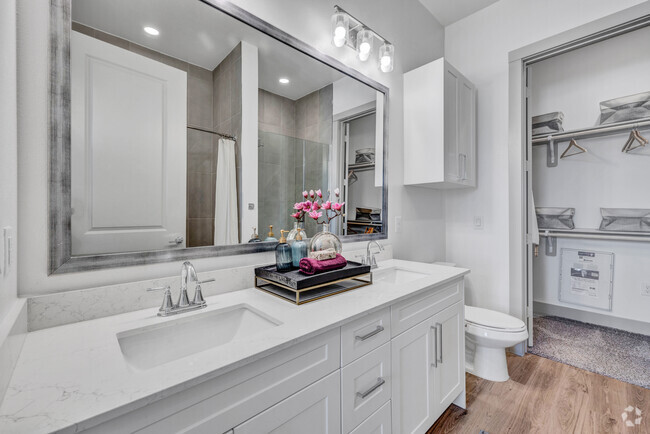 2BR, 2BA - 1,271SF - Primary Bathroom - Emeline Heights