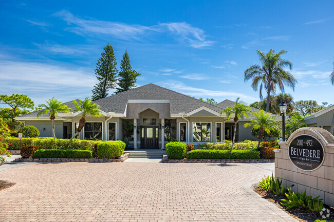 Main Entrance - Belvedere at Quail Run Apartments