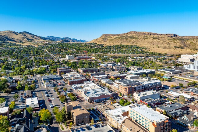 Golden is a historic western town settled along the base of the foothill mountains.