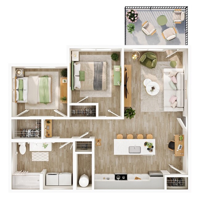 Plano de planta - Unity at Glendale