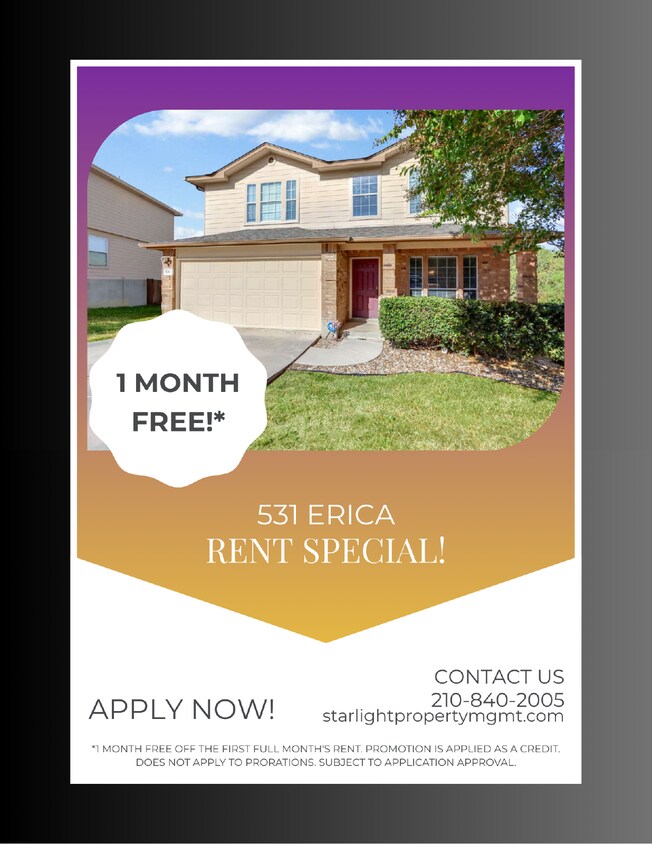 "Charming 3-Bedroom Home with ONE MONTH FREE!*" - "Charming 3-Bedroom Home with 2.5 Baths an...