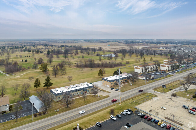 Aerial Photo - Kellogg Place Apartments