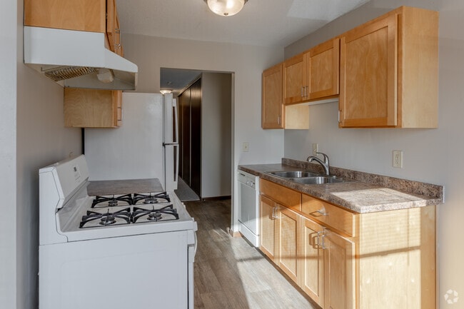 2BR, 1BA - 945SF - Kitchen - Twin Lakes Apartments