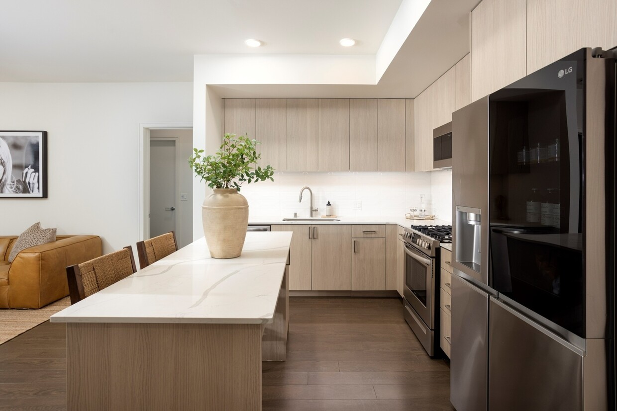 Residencias en West Edge Kitchen - Residences at West Edge