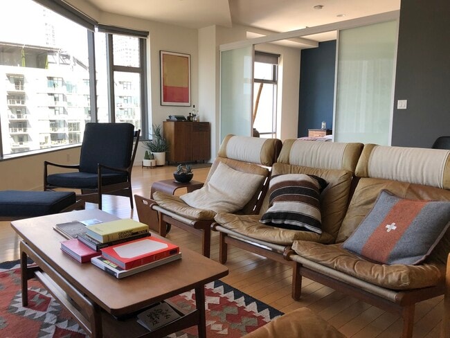 Living room area - 801 S Grand Ave