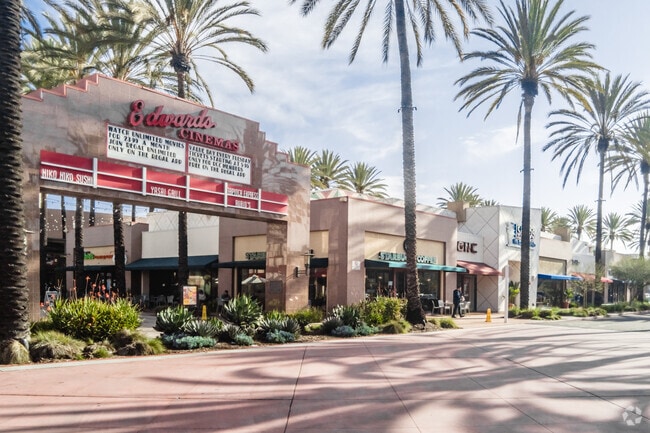 Catch a flick at Edwards Cinemas inside of the The Cerritos Towne Center shopping plaza.