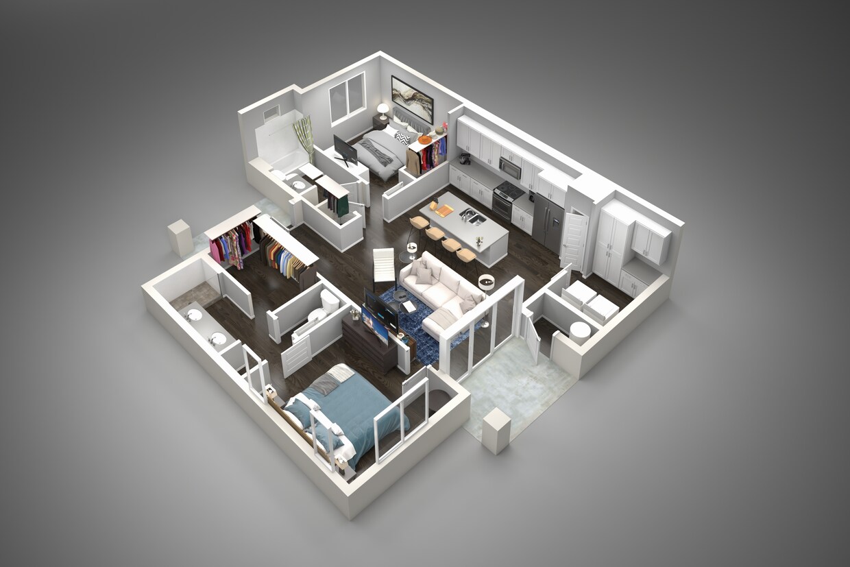 EVR_Porter_Plano_2Dormitorios_3D.jpg - EVR Bella Vista