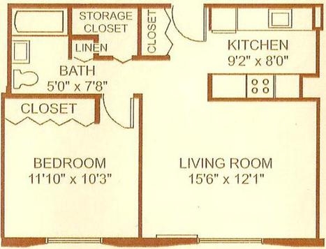 1HAB/1BA - Luther Towers of Dover