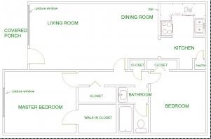 2HAB/1BA - Malibu Court Apartments