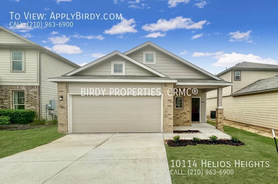 10114 Helios Heights House for Rent in Converse, TX