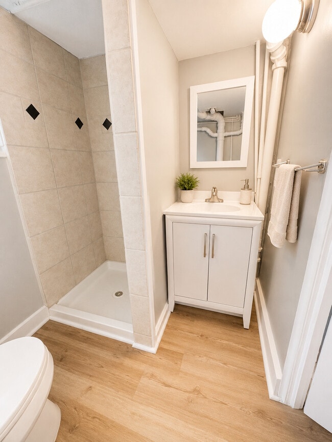 Baño de la planta baja - 518 Monroe St