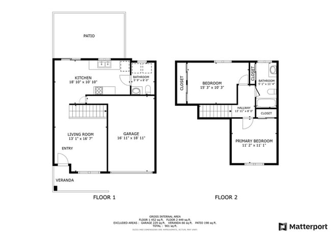 Building Photo - Large 2 bed 1.5bath townhouse