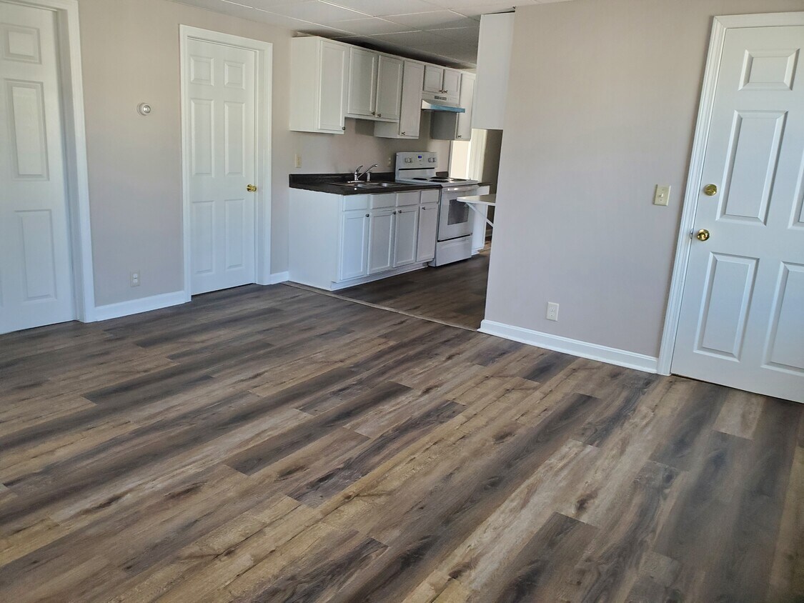 living room looking into kitchen - 78 Cowden St