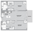 2 Bed 2 Bath-3.1-T