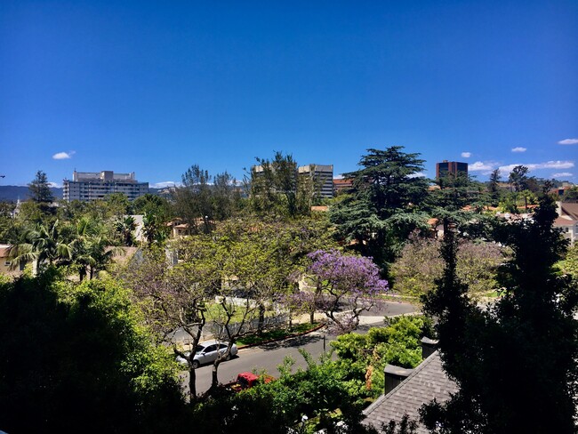 Vista desde el balcón de UCLA - 10747 Wilshire Blvd