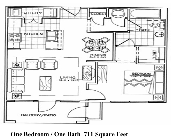 1HAB/1BA - The Villas at Copper Leaf