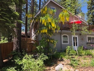 Apt is upper unit with deck - 565 Deer St