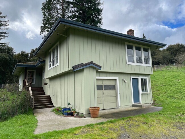 Foto del edificio - 1138 square feet Private Two bedroom, two bath upgraded home on 4 acres, 1 car garage, chicken co...