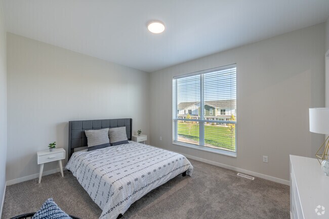 2BR, 2.5BA - 1,409SF - Bedroom - Brookgreen Townhomes