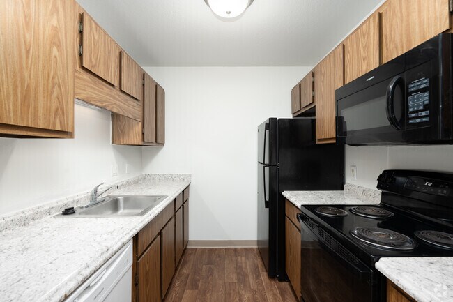 2HAB, 1BA - 905 ft² - Cocina - Mallard Cove Apartments