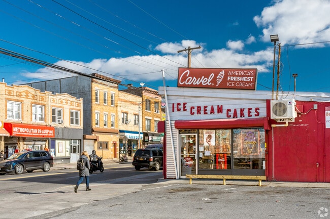 Enjoy your favorite ice cream at the classically preserved Carvel of Ridgewood.
