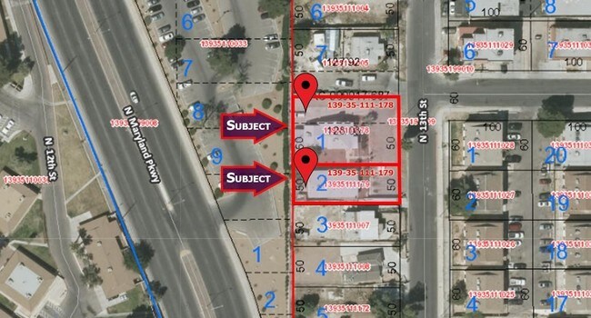Aerial Photo - North 13th Simplex