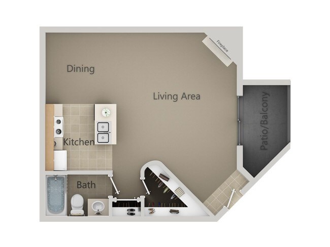 Plano de planta - Valley Creek Apartments