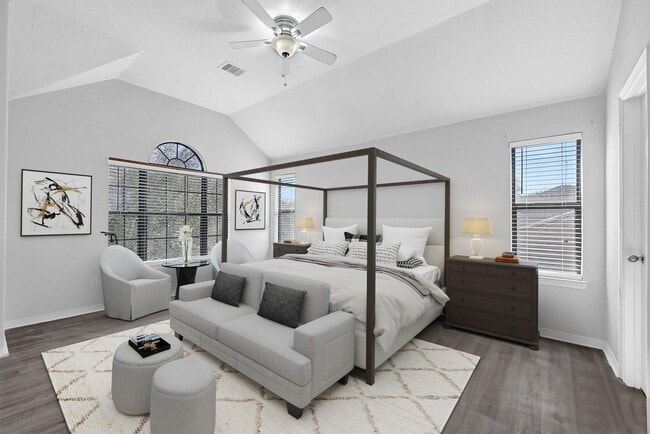 Master Bedroom virtual rendition - 811 Belvedere Dr