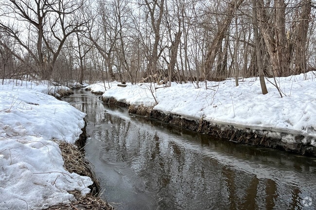 Visitors of Minnetonka's Purgatory Park can listen to the babbling brook.