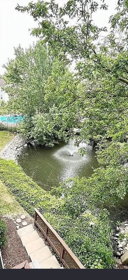 View of the pond from the deck - 1304 Cedarwood Dr