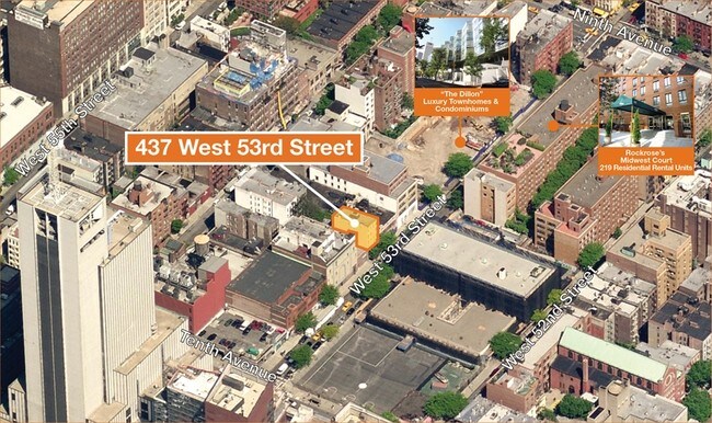 Foto aérea - 437 W 53rd St