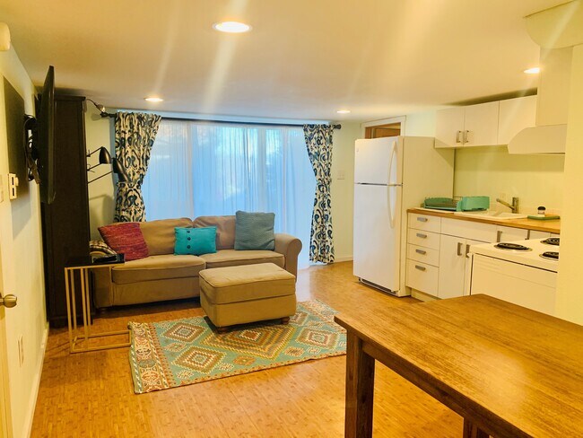 Living room - curtains open for light - 712 NW 90th St
